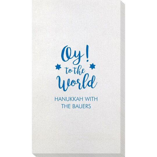 Oy To The World Bamboo Luxe Guest Towels